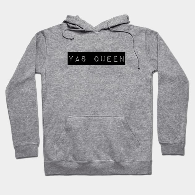 Yas Queen Label Hoodie by quoteee